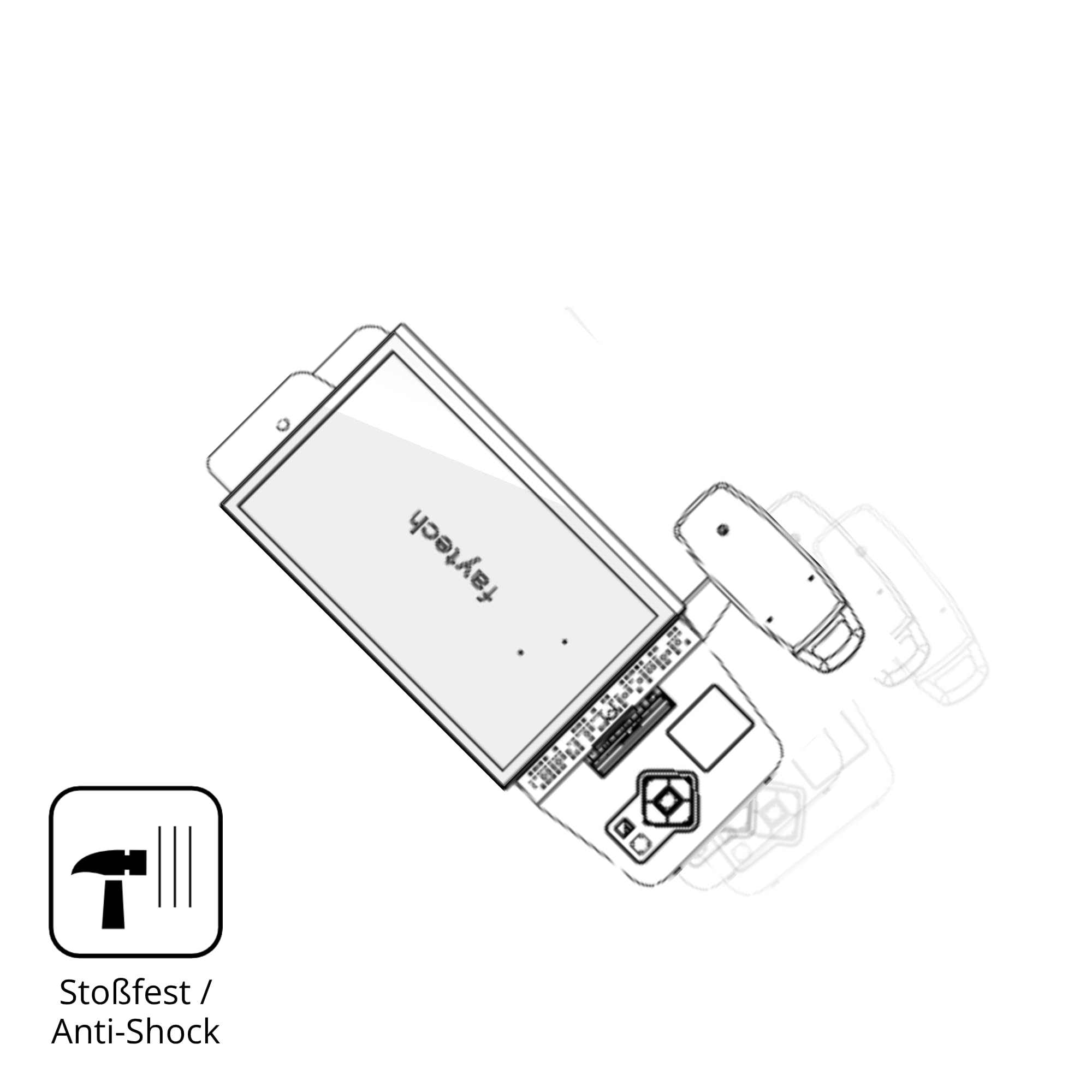 dipos 2x Pellicola 9H per Pyramid Computer POLYTOUCH PIXI 15.6 Basis | Non si rompe e non si scheggia, non è vero vetro, Anti-Shock, si adatta perfettamente, antigraffio, senza bolle, autoadesiva