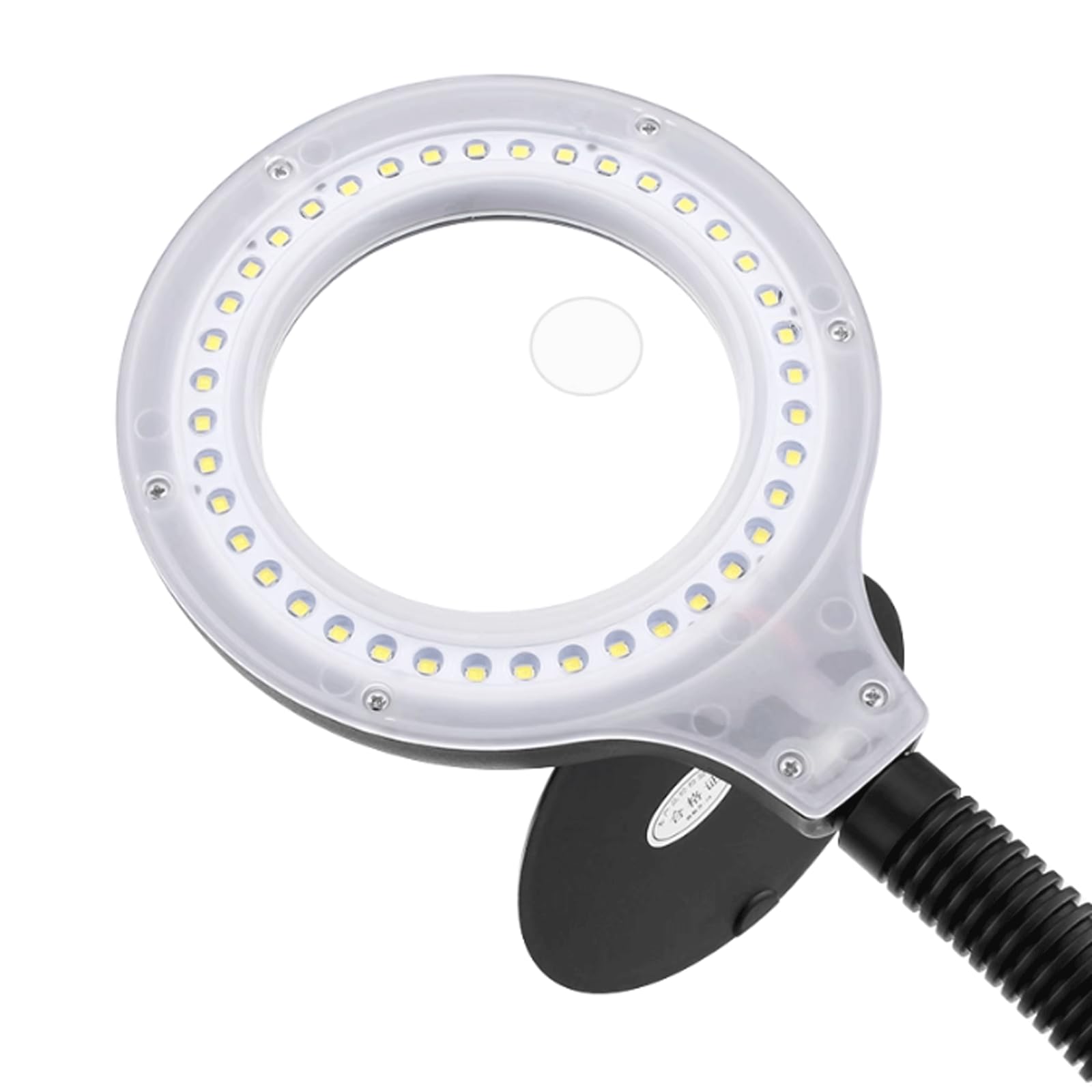 DOUKI Lupa de sobremesa 5-10X, Lupa iluminada por LED, Placa de Circuito Regulable, Lupa de revisión para Trabajo cercano