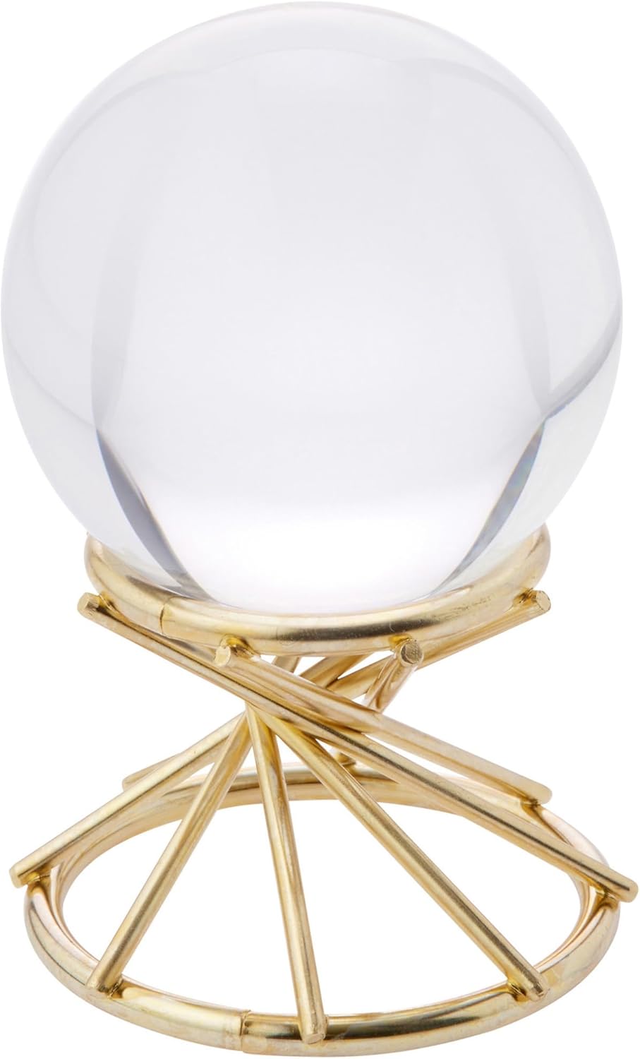 Bard's Brass-toned Egg Stand/Holder, Swirl Leg, Reversible 1.4375" and 2" Display Diameter, Pack of 6