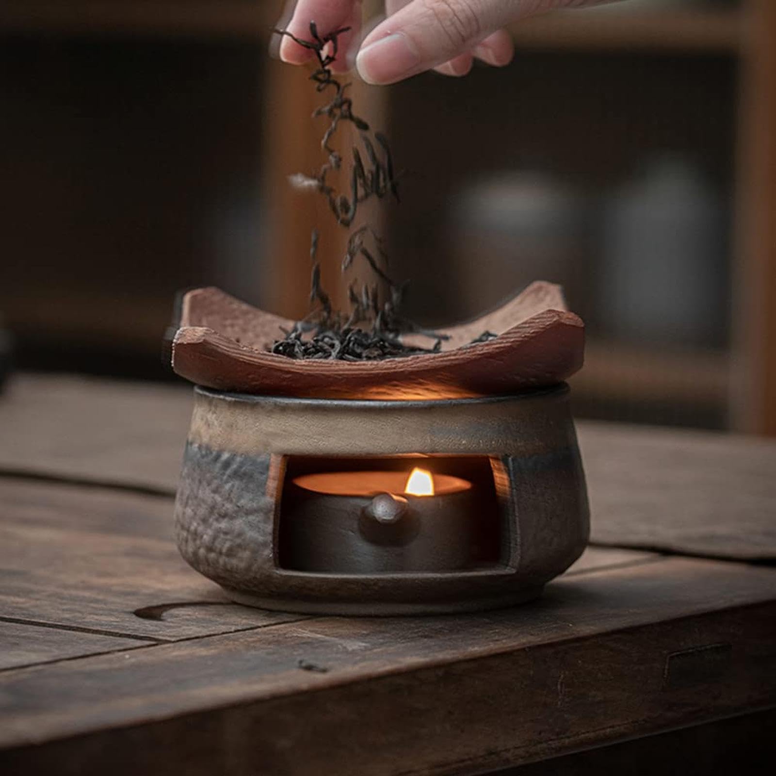 maboroshi 香炉 セット 茶香炉」 incense burner for maboroshi –