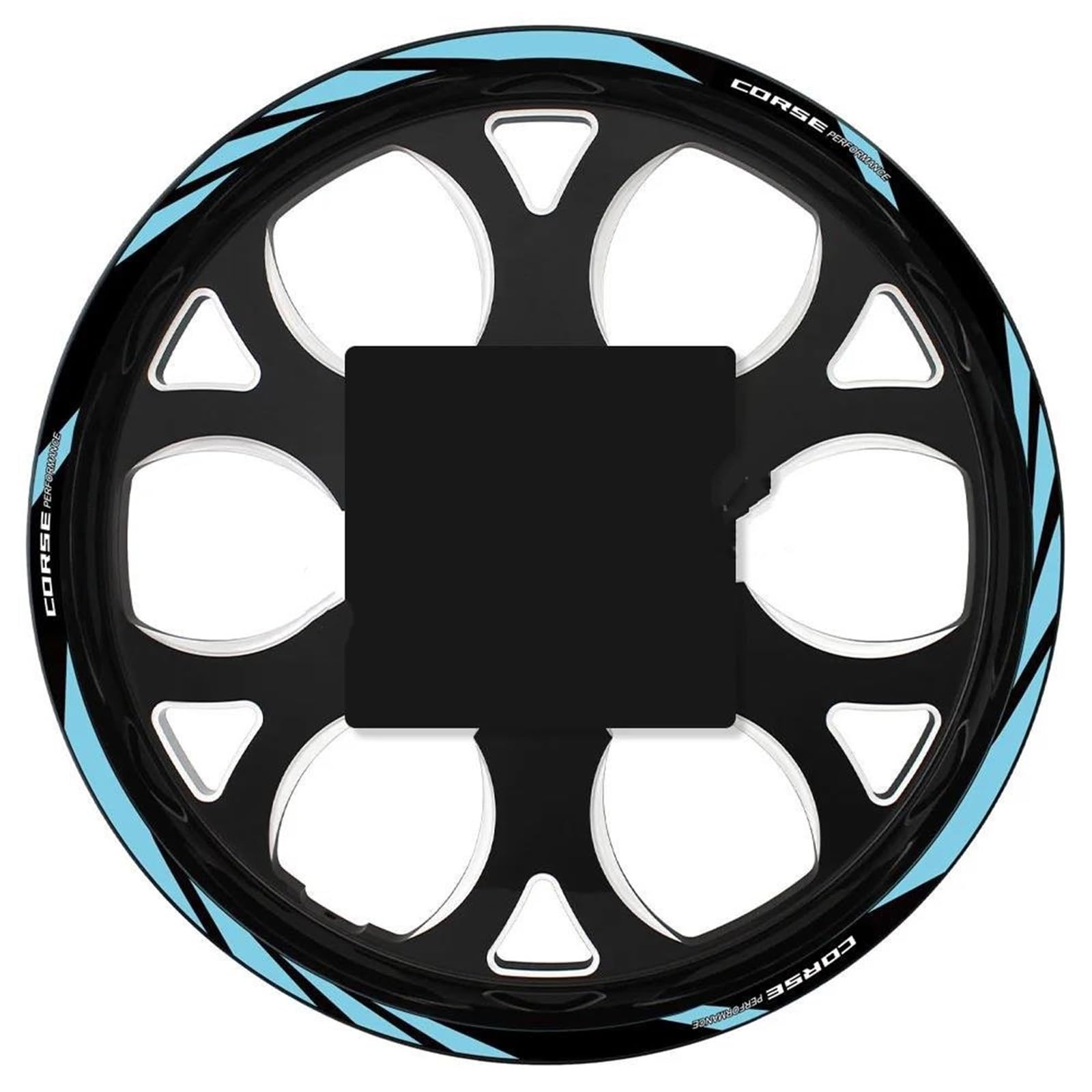 Wheel Sticker Rim Decal Hub Stripe Tape for Ducati for Monster 696 821 937 for Diavel for Panigale V4 848 Wheel Rim Sticker(Color5)