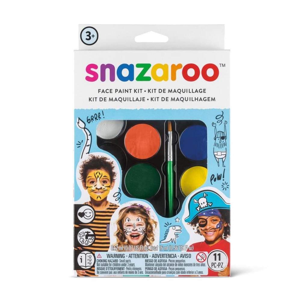 Snazaroo Face Paint Palette Kit, Adventure