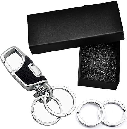 Lancher Key Chain with (2 Extra Key Rings and Gift Box) Heavy Duty