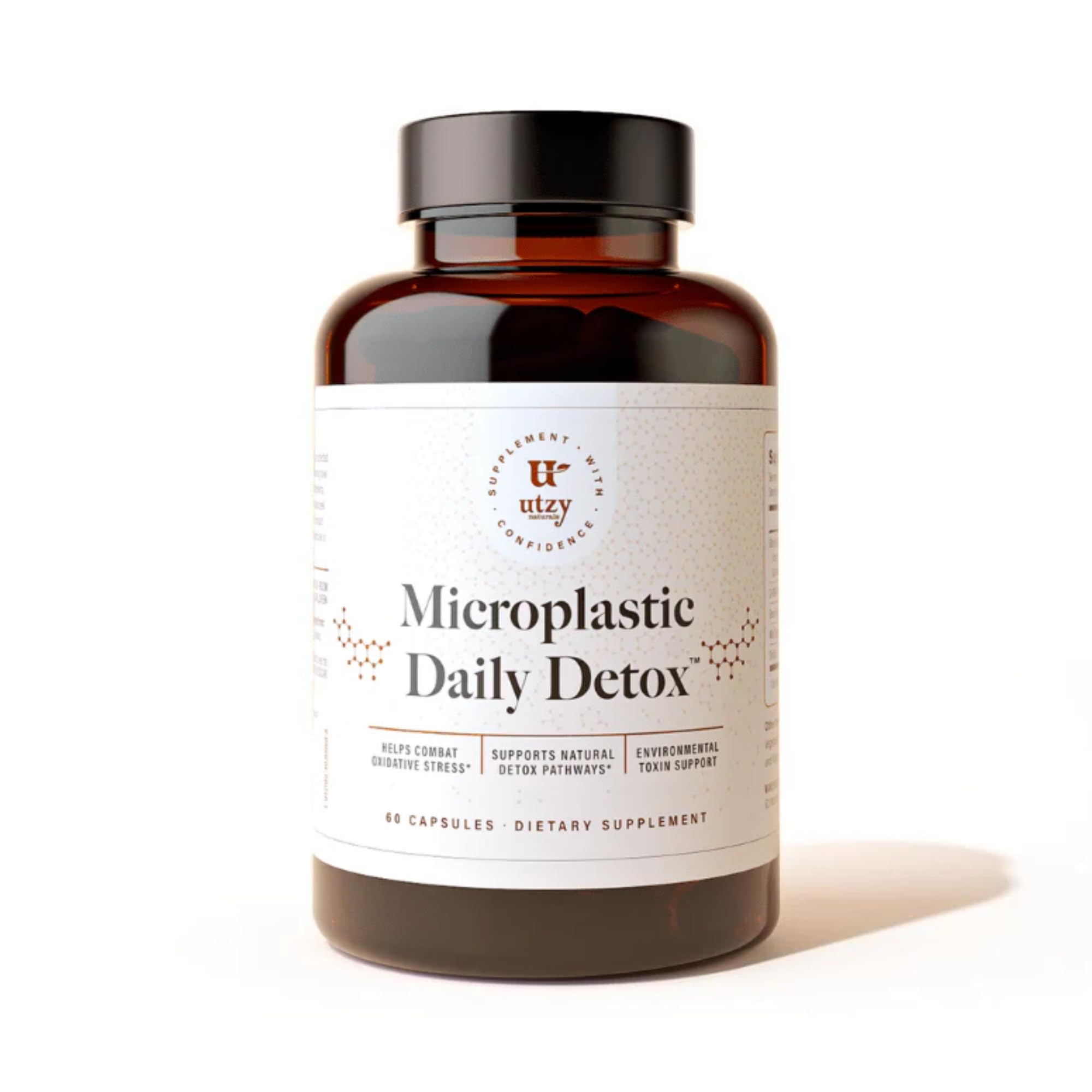 Amazon.com: Utzy Naturals Microplastic Daily Detox | Supports