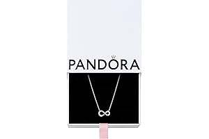 Sparkling Infinity Collier Necklace - Women's Sterling Silver Jewelry Set