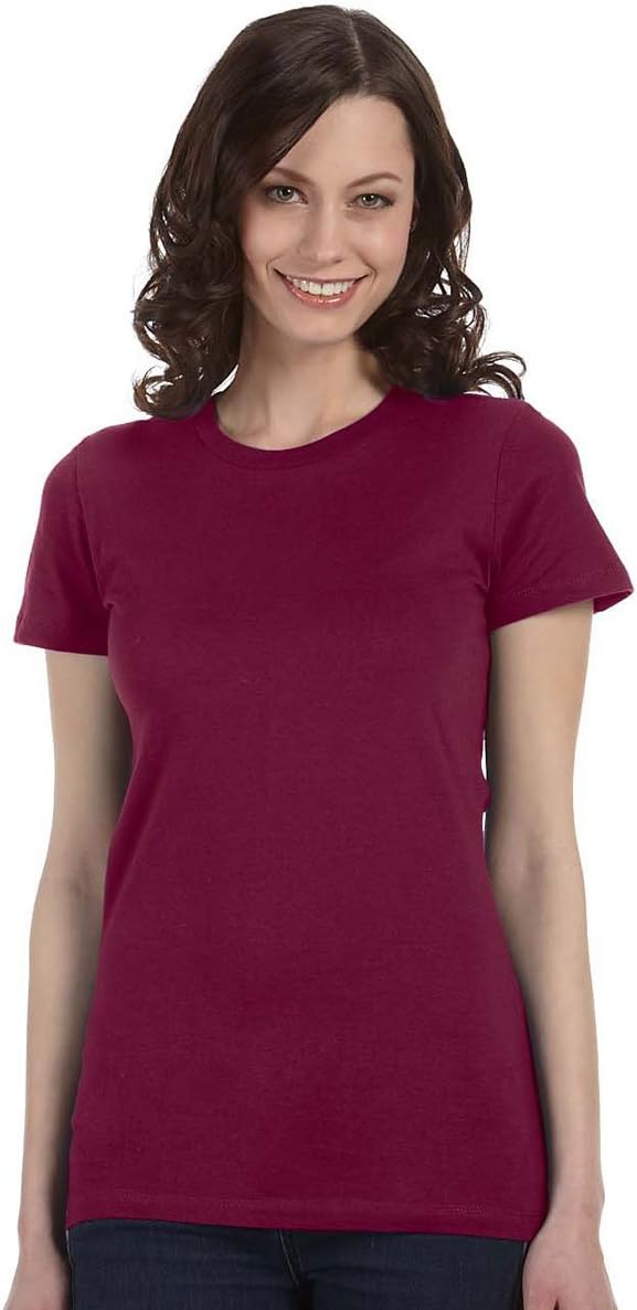 Bella Canvas Ladies The Favorite T-Shirt, XL, Maroon