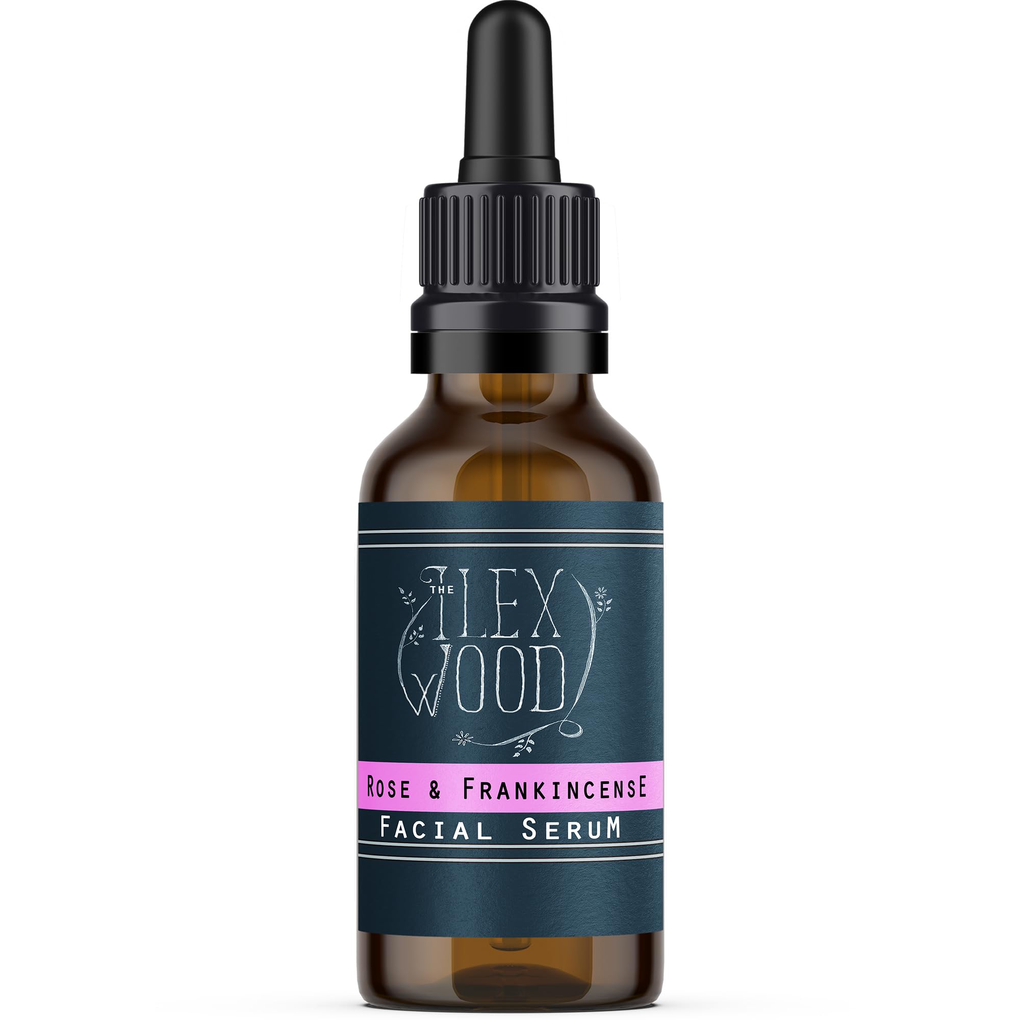 Rose and Frankincense Face Serum - 100% Natural, Vegan, Moisturising, Anti Ageing, Wrinkle & Line Reducing Ingredients, Cruelty Free, Palm Oil Free, Plastic Free, Handcrafted - 20ml