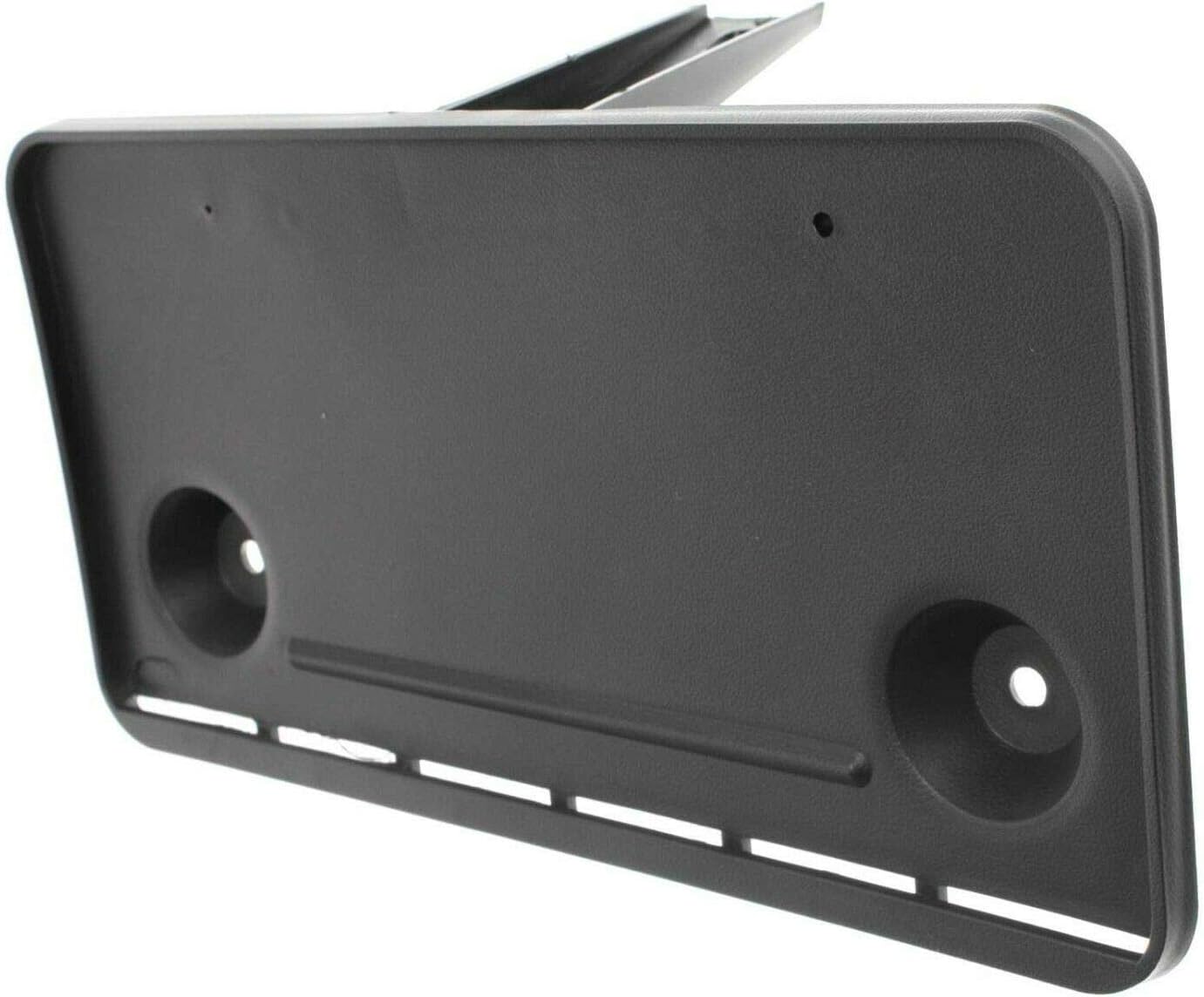 DAT AUTO PARTS Front Bumper License Plate Frame Tag Mounting Bracket Holder Replacement for 1992-1996 Ford Bronco Truck, Ford F350 F250 F150 Black Textured Plastic FO1068101 F2TZ17A385A