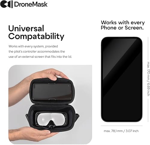 Miniatura 5 de DroneMask 1  Patented Unibody Lens FPV Goggles  Immersive VR Headset for DJI & GPS Drones