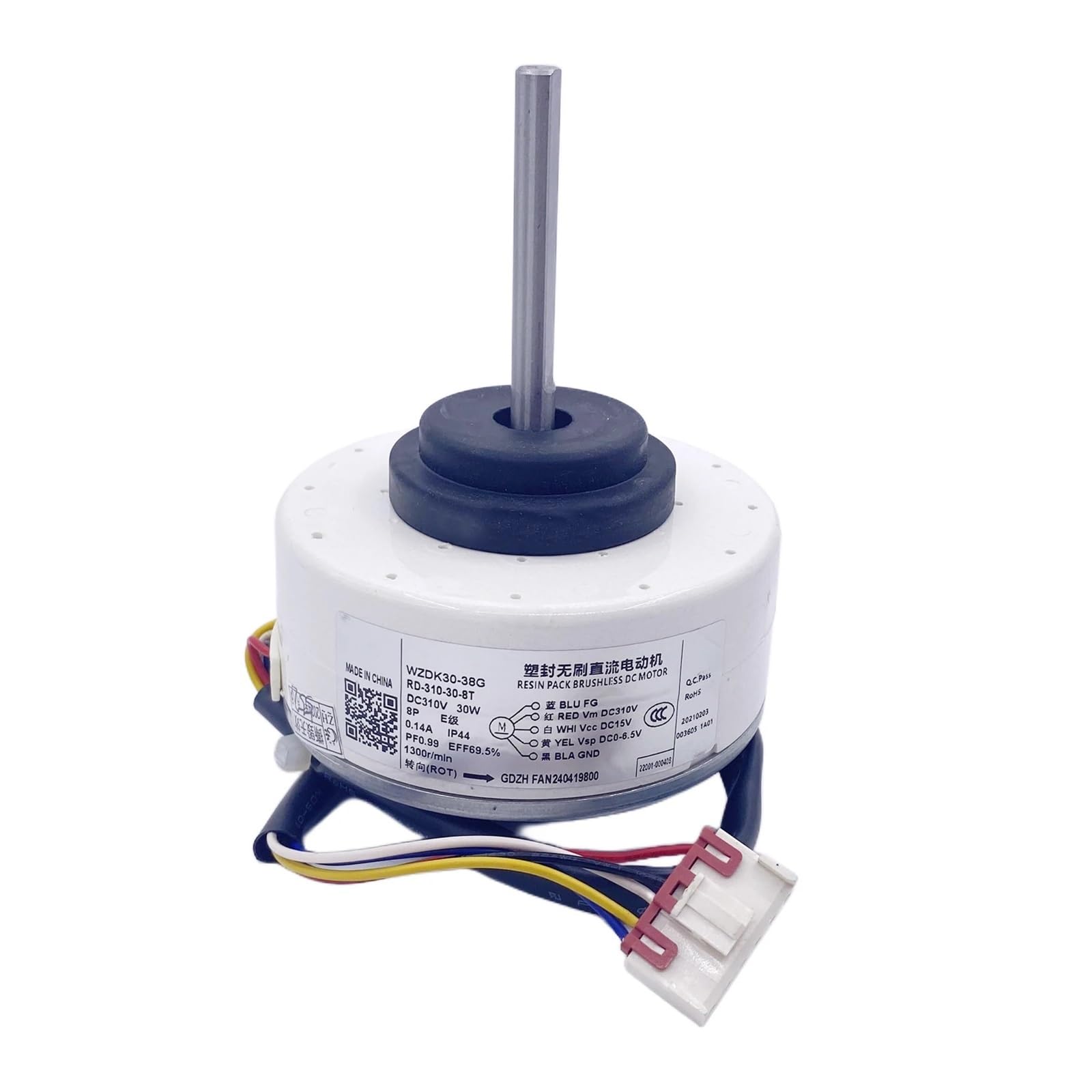 10er-Pack Klimaanlagenmotor, Kompatibel Mit WZDK30-38G RD-310-30-8T DC, Bürstenloser Lüftermotor, 30-W-Inverter-Klimaanlagenmotor, Gleichstrommotor