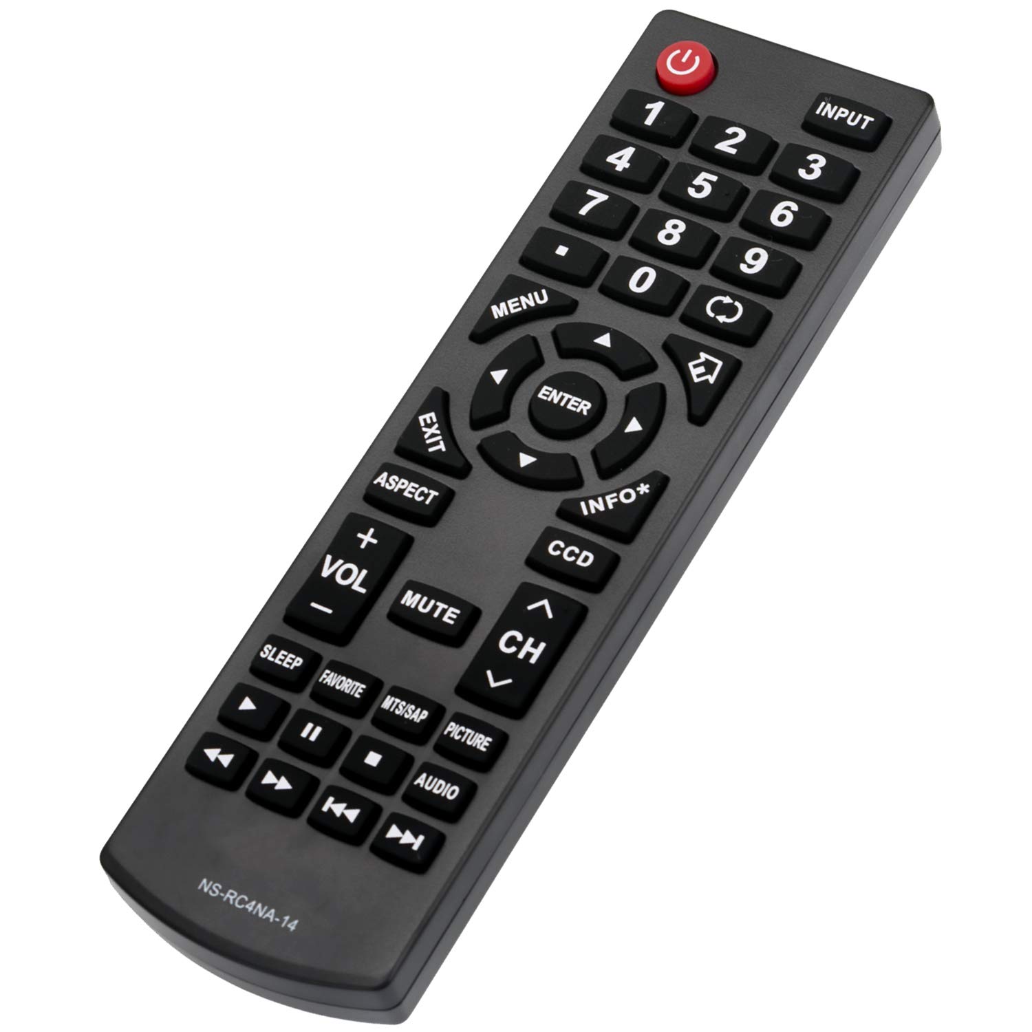 Beyution新しいns-rc4na-14?rc4na14リモートfor Insignia TV ns-28ed200na14?ns-50d400na14?ns-19ed200na14?55e4400?a14?ns-58e4400?a14?ns-24e4 Amazon.com: Beyution New NS-RC4NA-14 RC4NA14 Remote for