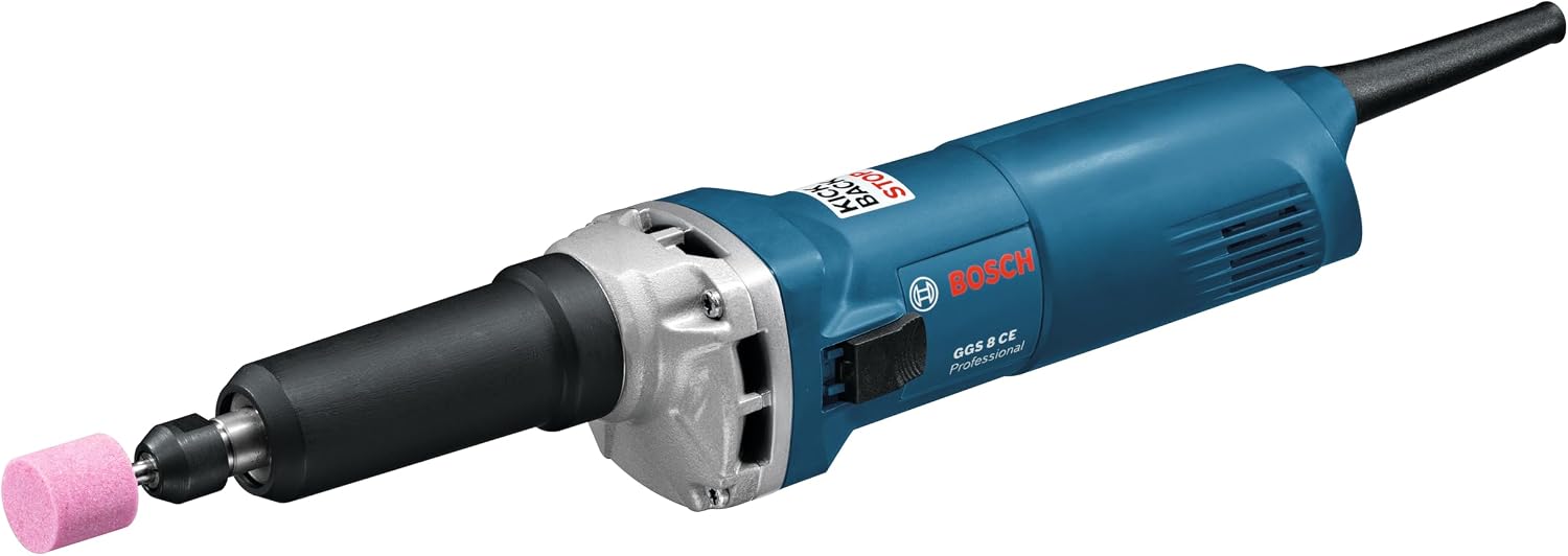 Bosch Professional GGS 8 CE Kalıpçı Taşlama (750 W, 2.500-8.000 dev/dak, Maksimum Penset Çapı: 8 mm)