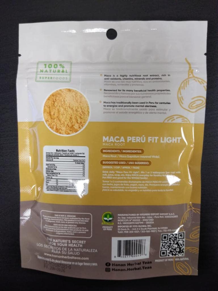 Maca Peru FitLight Superfood Powder Tri-Color Black Red Yellow Rich in Vitamins/Minerals to Naturally Boost Energy | Vegan, Non-GMO & Gluten-free, Healthy Smoothies, Breakfast & Recipes 3.5oz/100g