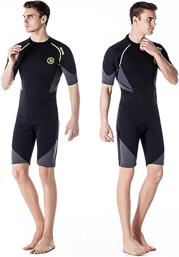 Vista 23 de ZCCO Trajes de neopreno para hombre de 1.5/0.118 in con cremallera trasera para pesca submarina, esnórquel, surf, canoa, buceo 3MM