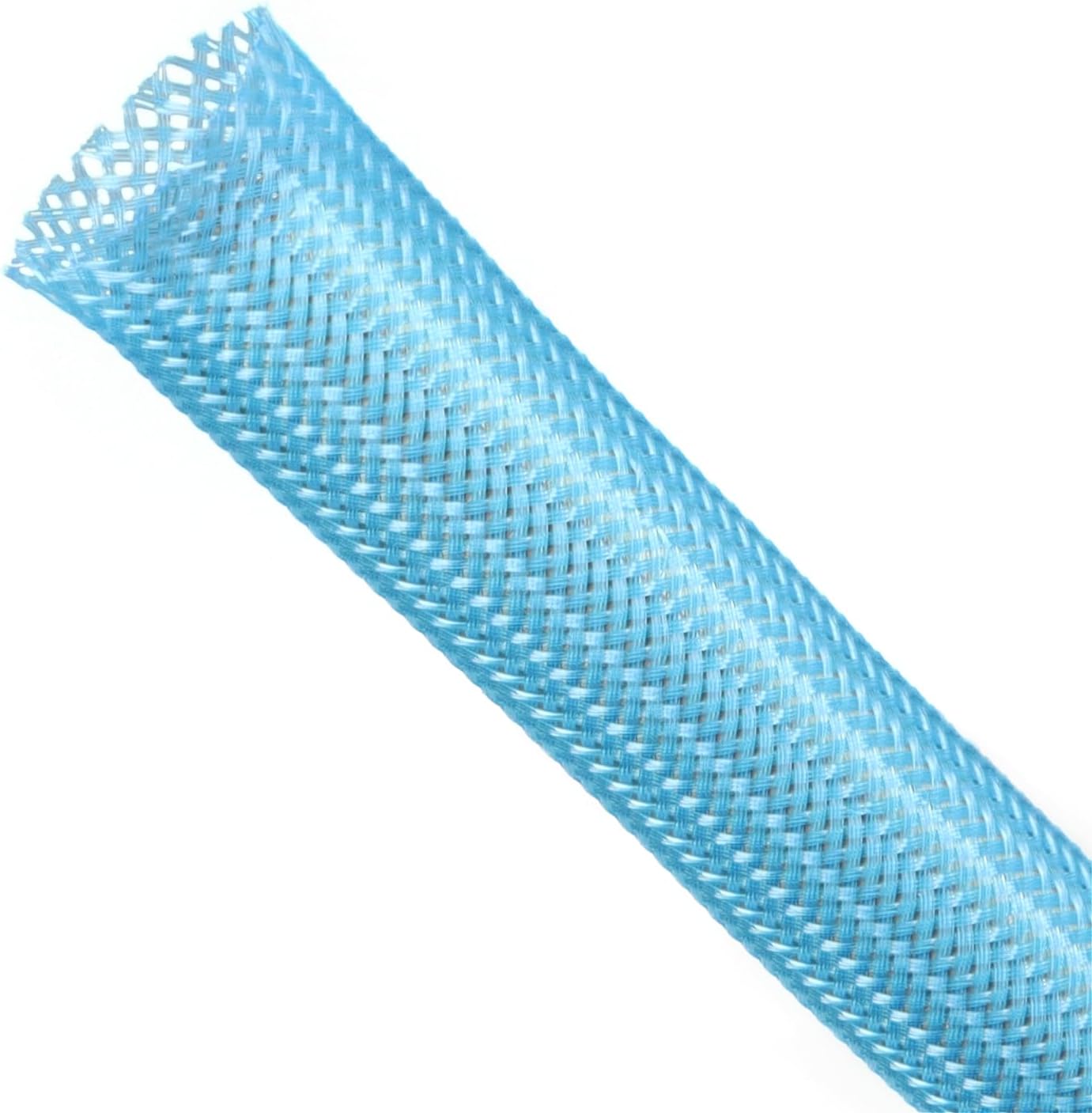 Braided Expandable Cable Sleeve, PET Wire Loom, Flexible Mesh Sleeving Cord Management for TV, Computer, Home Theater, Automotive, Protect Cat from Chewing Cords (Pink, 1" x 100ft)