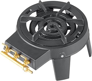 RMW Cast Iron Gas Burner Wok Stir Frying Triple High Power Boiling Ring LPG 3 Burners Cooker Outdoor Catering Camping Stove Party Wedding