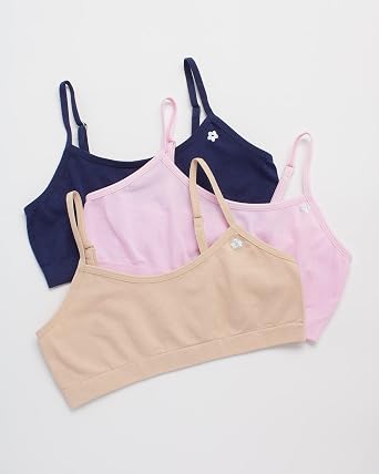 Limited Too Girls Training Bras 6 Pack Soft Stretch Wireless Bralette