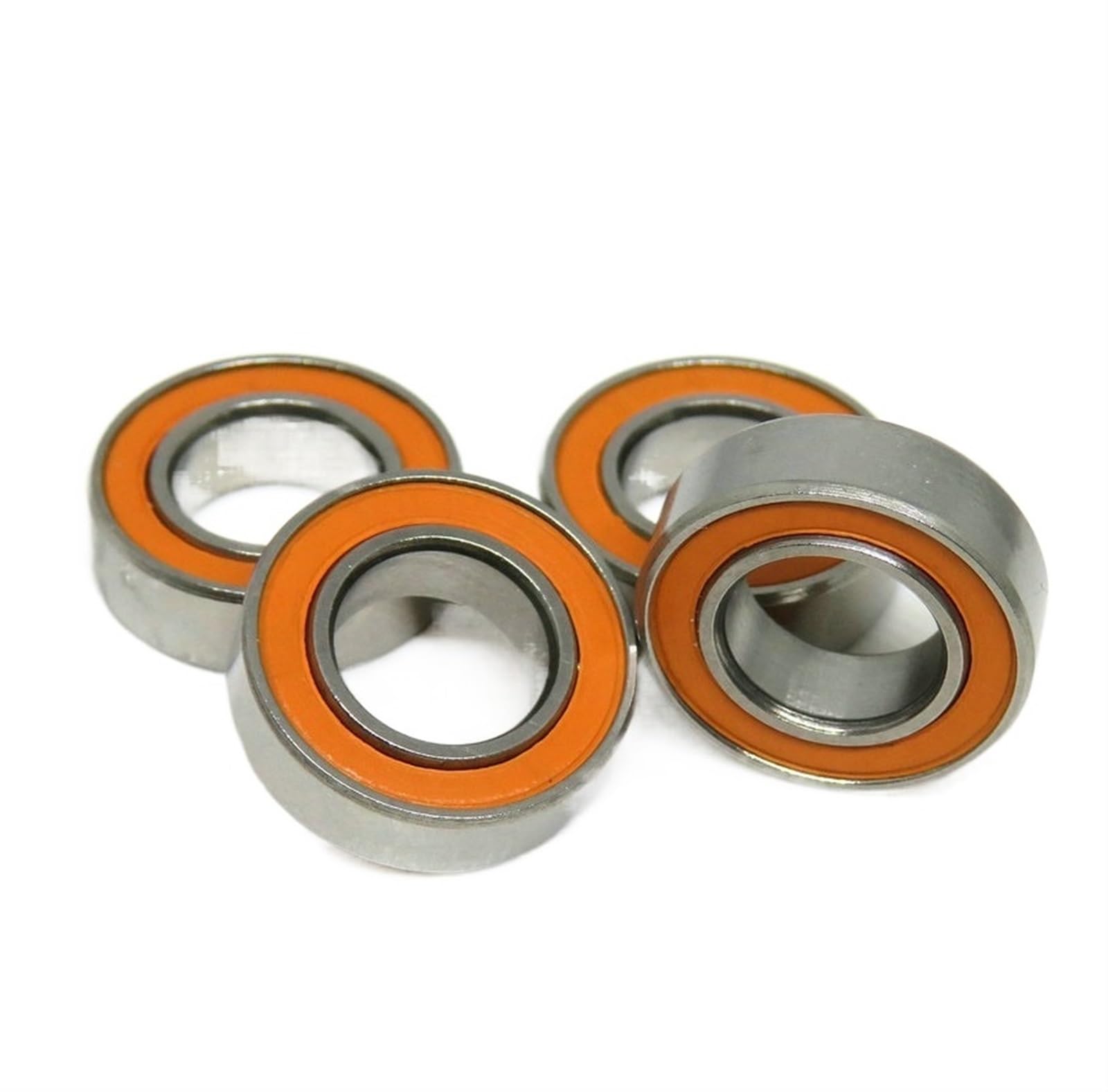 IEUMJNAT Bimetal Seal Shield Micro deep Groove Bearing 10pcs SMR137C-2RS 7x13x4mm Stainless Steel Hybrid Ceramic Bearings