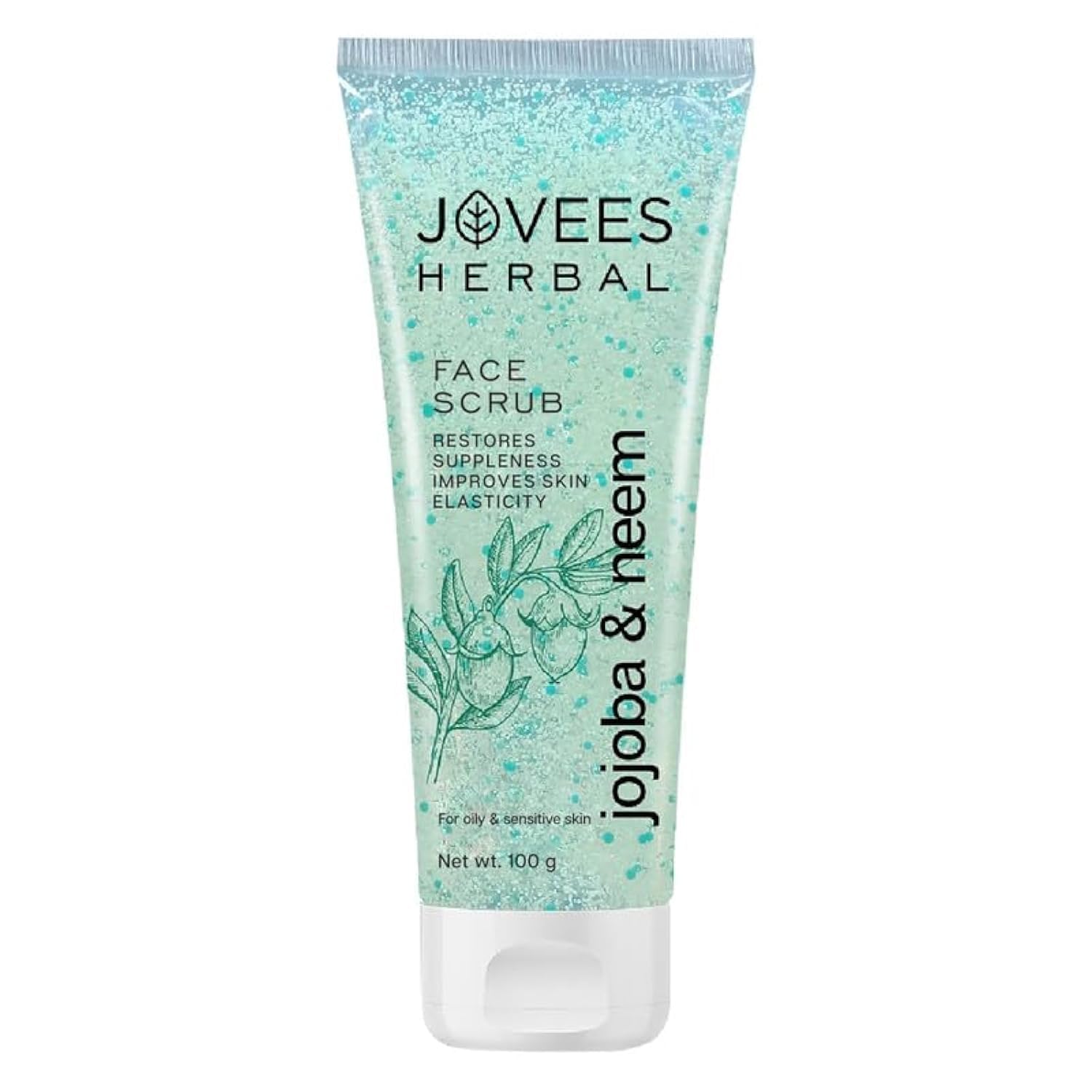 Jovees Jojoba & Neem Face Scrub 100 g - Image 1
