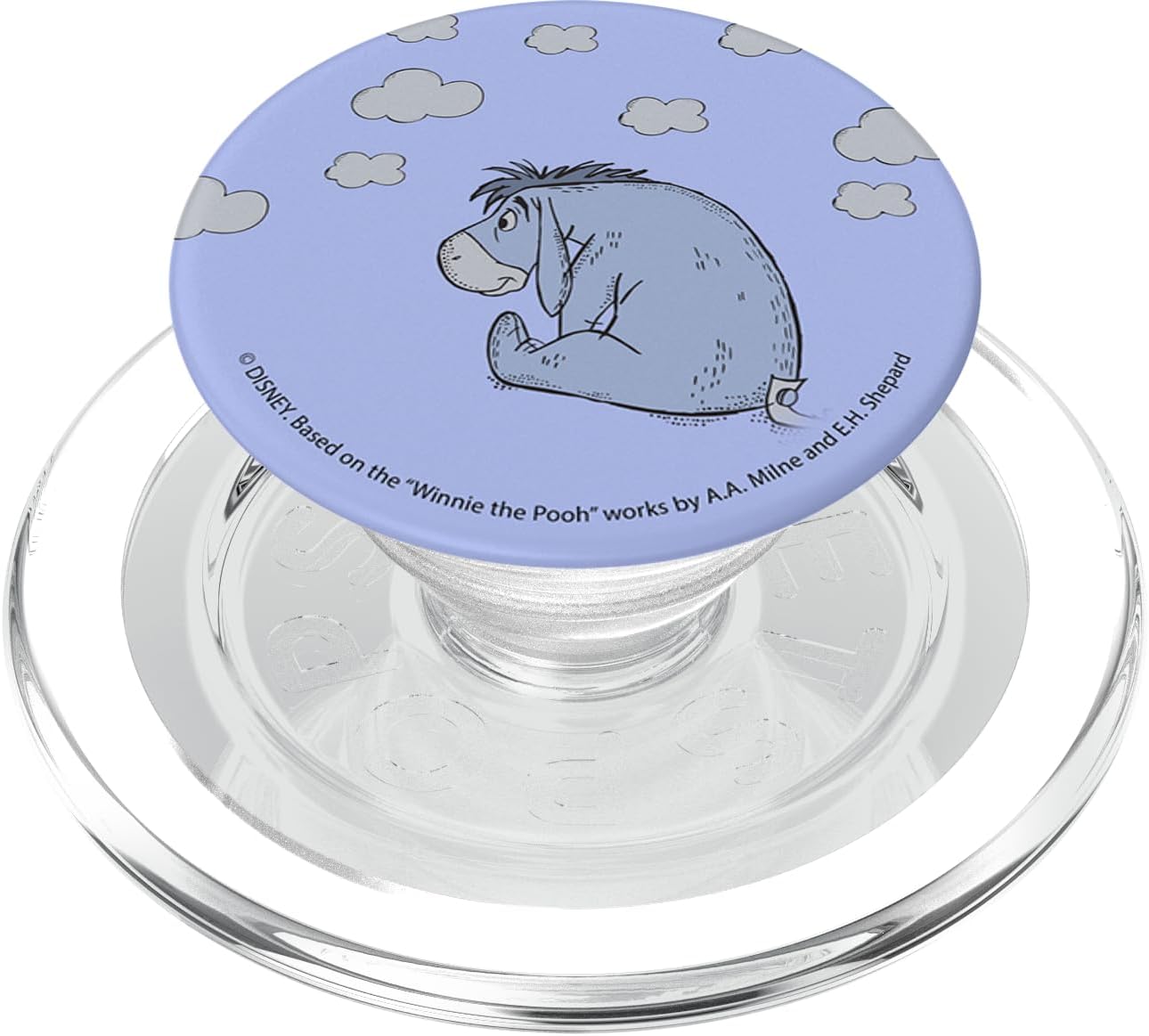 Disney Winnie The Pooh Eeyore Cloudy Day Portrait PopSockets PopGrip for MagSafe