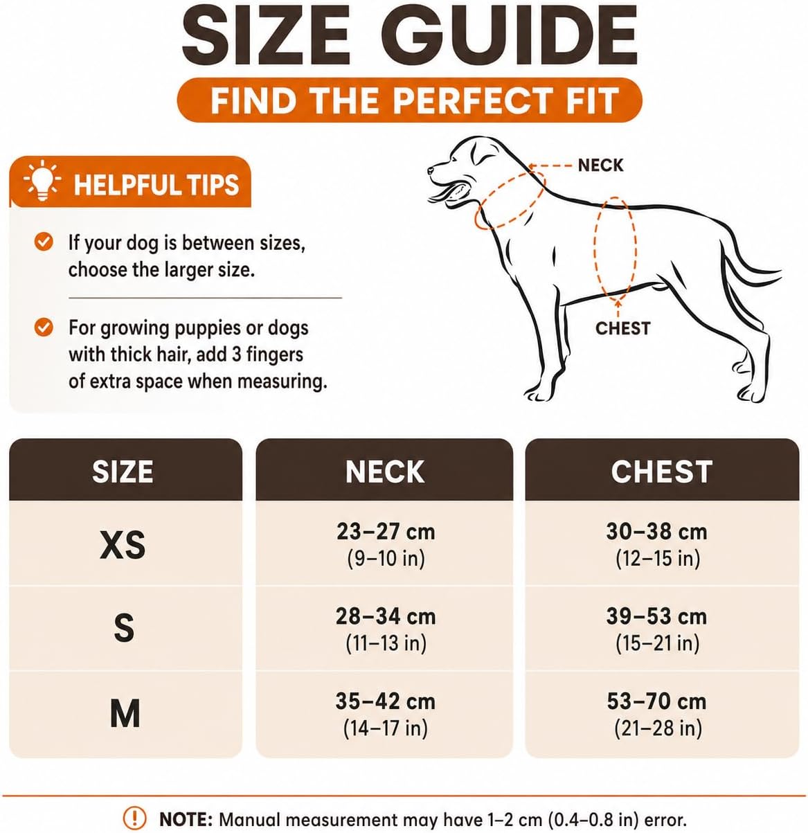 No Pull Dog Harness and Leash Set 3-in-1, Adjustable Anti Pull Dog Puppy Harness with Hands-Free Matching Leash and Poop Bag Holder, Easy Walk Dog Harness Medium, small Sized Dog (Cocoa)