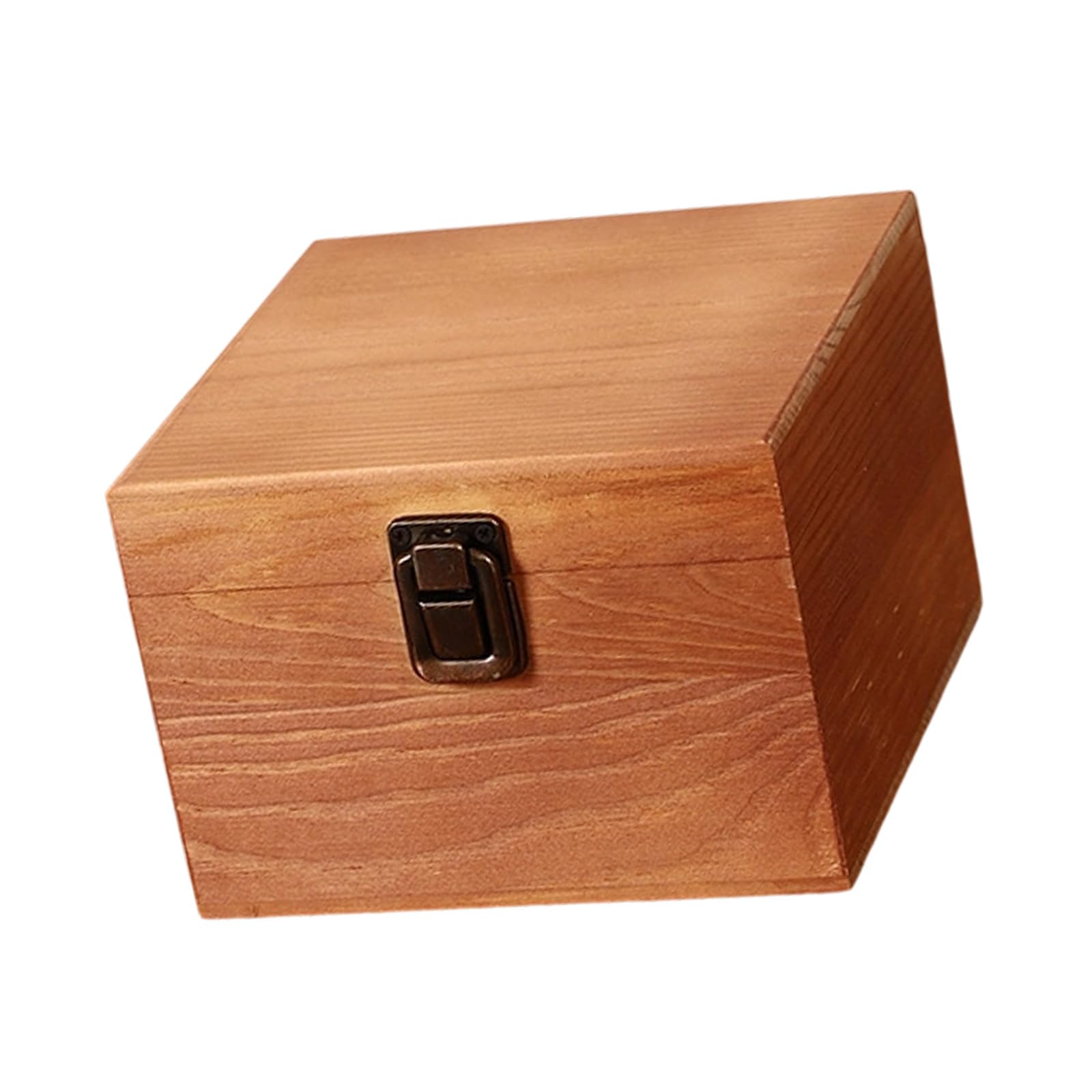Xinsheinelry Handcrafted Pine Container for Party Home Organisation and Candy Storage Wooden Jewelry Organiser Box with Hinged Cover for Event Souvenirs