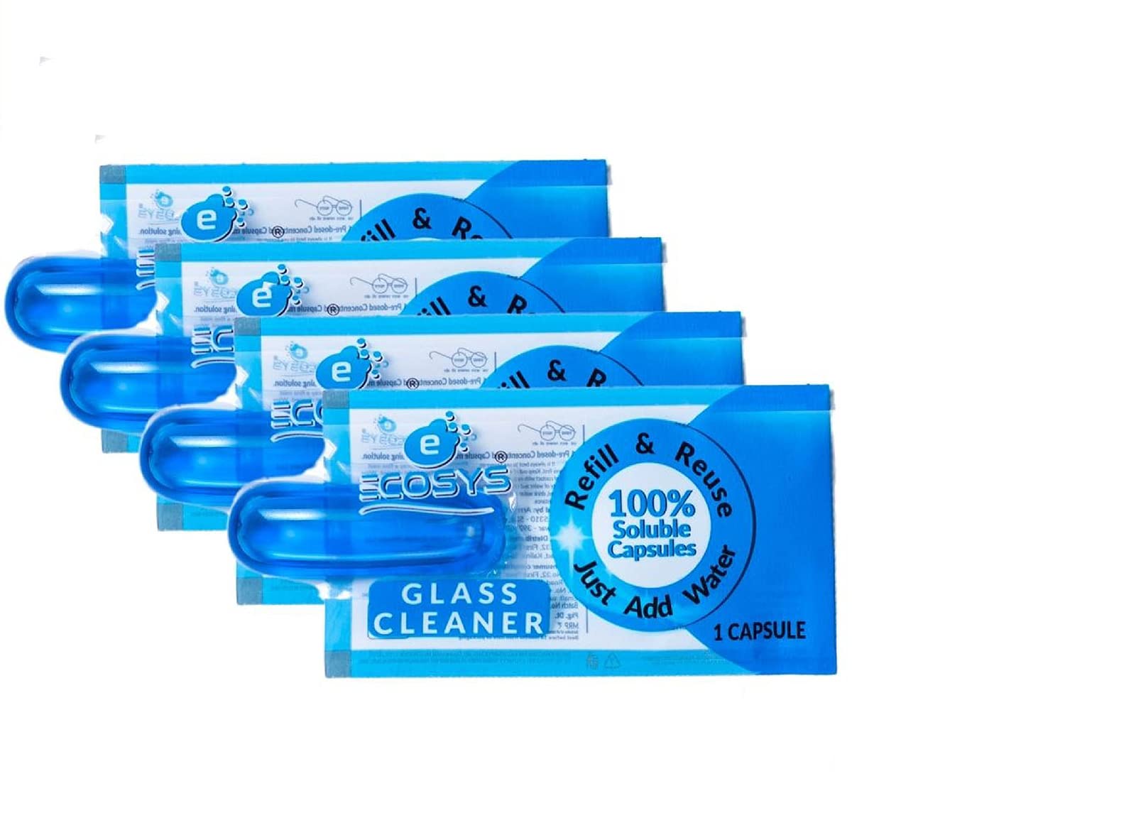 Buy ECOSYS Glass Cleaner 4 Litres Ecofriendly, Non Toxic 2X More