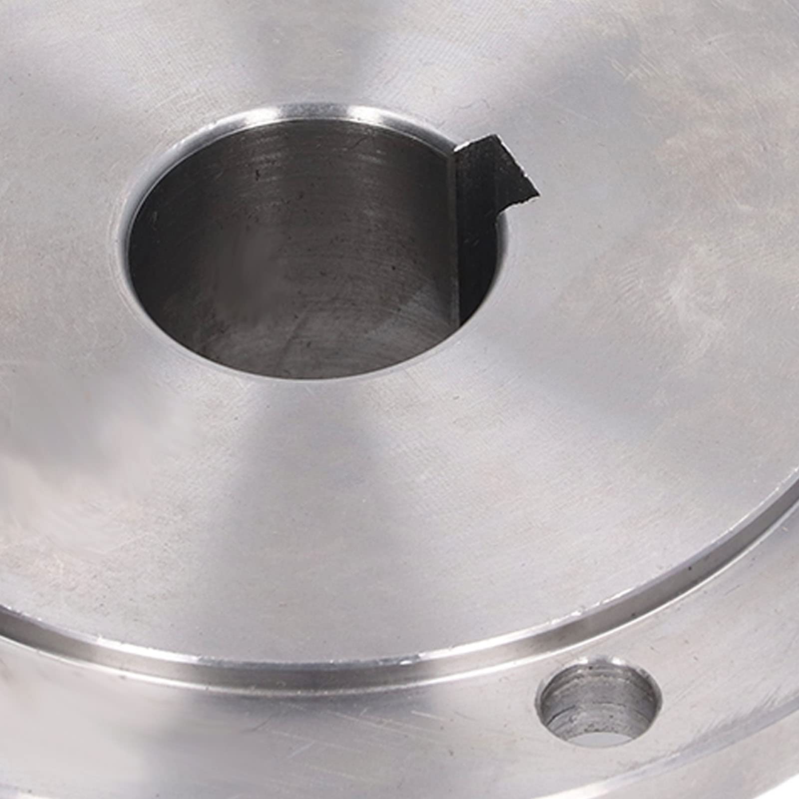 Piastra di Supporto del Mandrino del Tornio Flangia del Mandrino del Tornio da 125 Mm Flangia di Collegamento del in Acciaio Al Manganese Alto per K11 125 K12 K72 Installazione Semplice (25