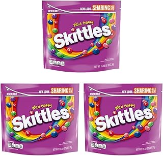 30+ Herbalife Tea Recipes with Rainbow Candy for Sweet Energy 4 Wild Berry Candy Sharing Size Bag, 15.6 oz (Pack of 3)