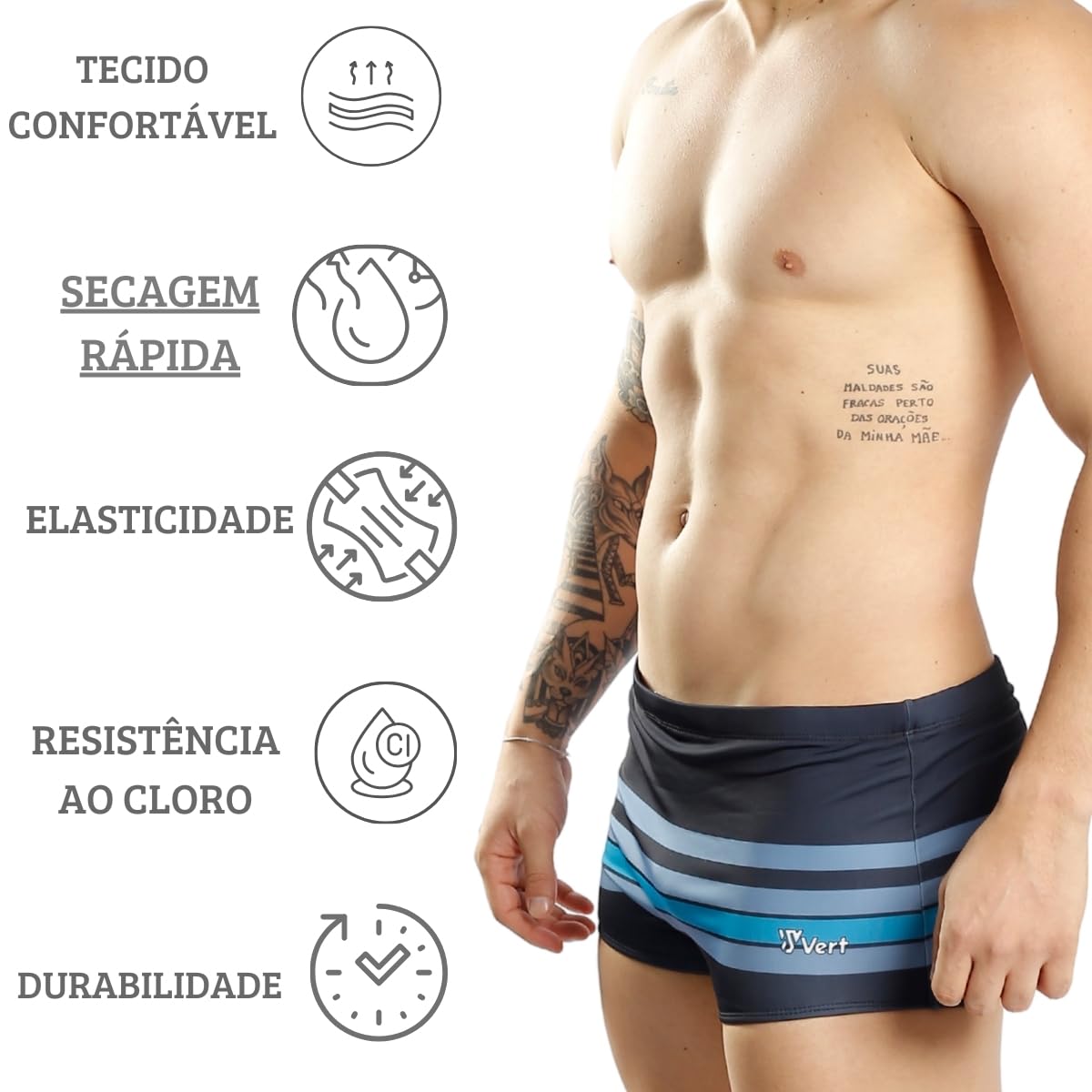 Sunga Boxer Estampada Lycra Adulto Larga Praia, Piscina, Tecido Poliester com Elástano, Forro Macio em promoção! Veja a oferta e mais achadinhos de Moda praia 5 Hoje é o melhor dia para comprar Sunga Boxer Estampada Lycra Adulto Larga Praia, Piscina, Tecido Poliester com Elástano, Forro Macio com aquele preço maroto! Promoção! Aproveite a oferta! 5
