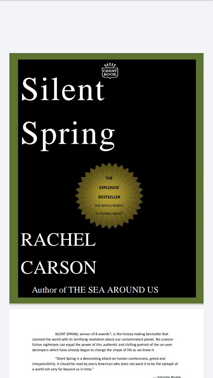 Amazon SILENT SPRING Rachel Carson (English Edition) [Kindle edition