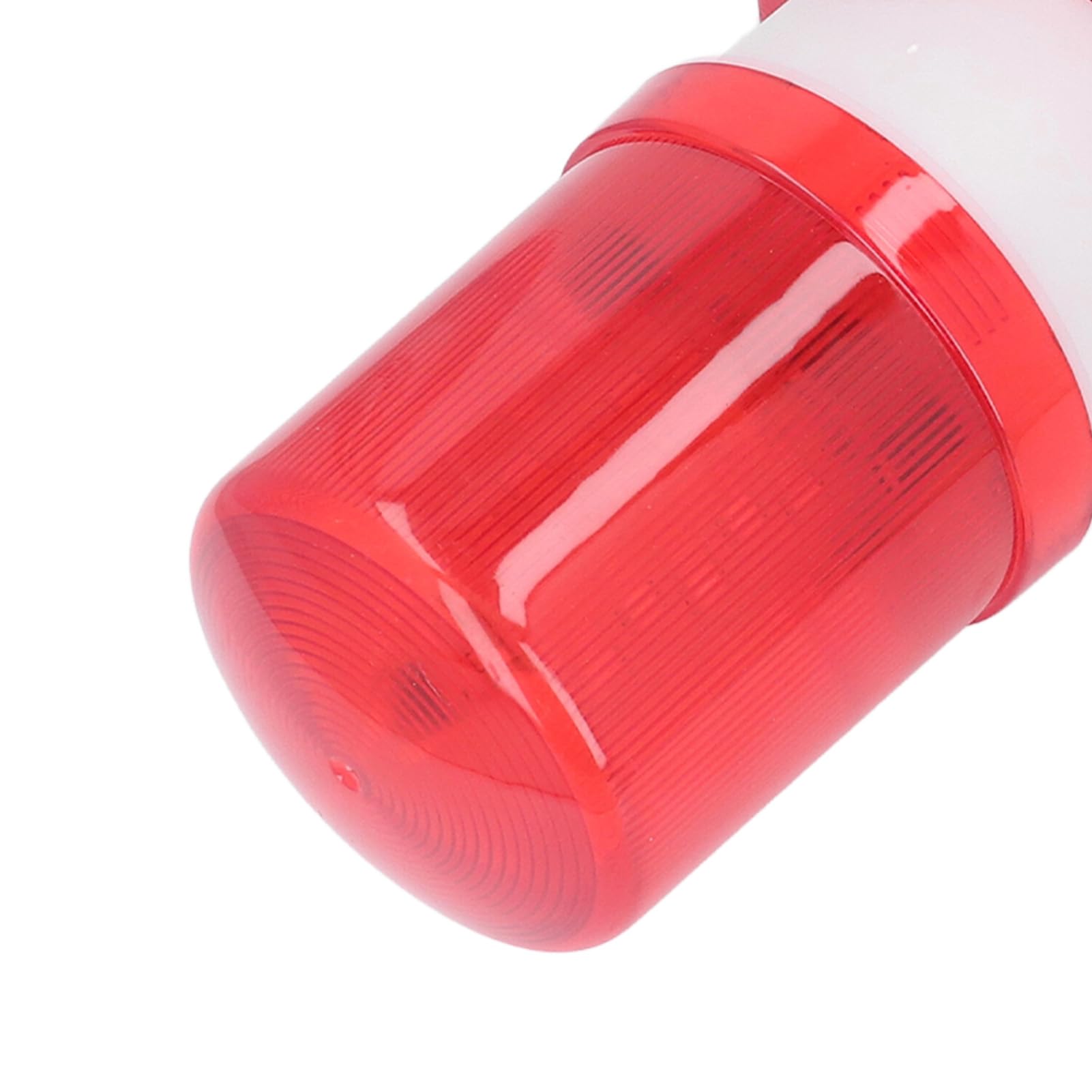 Luz de Advertencia LED Impermeable para Minas y fábricas - Alarma de luz de Sonido Industrial y Sirena estroboscópica de Emergencia de Alta Potencia - Volumen Ajustable de 130 dB (CC 24 V)