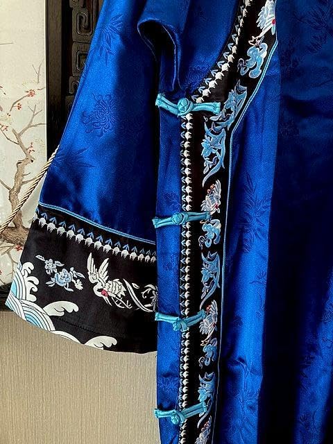 Amazon.co.jp: 漢服 復古チャイナ 長袍 マンダリン 中国風旗袍ドレス