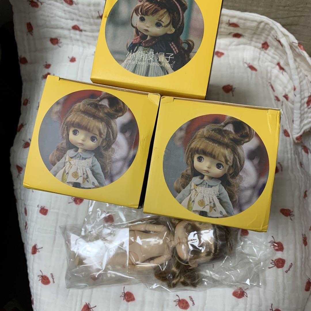 Amazon.co.jp: モンストドール 果果ちゃん 小熊ちゃん 4体 カスタム 