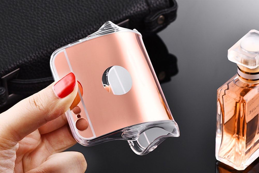 for iPhone 6 Mirror Case, iPhone 6S Mirror case,YMCCOOL Luxury Mirror Back Shock-Absorption TPU Bumper Anti-Scratch Bright Reflection Protective Case for iPhone 6S /iPhone 6 4.7inch (Rose-Golden)
