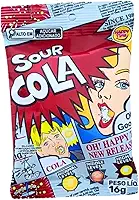 Bala Mais Azeda do Mundo Sour Cola 16g | Importada do Japão | O Desafio Ácido Extremo para Pegadinhas