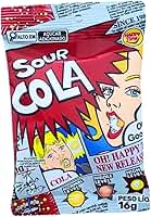 Bala Mais Azeda do Mundo Sour Cola 16g | Importada do Japão | O Desafio Ácido Extremo para Pegadinhas