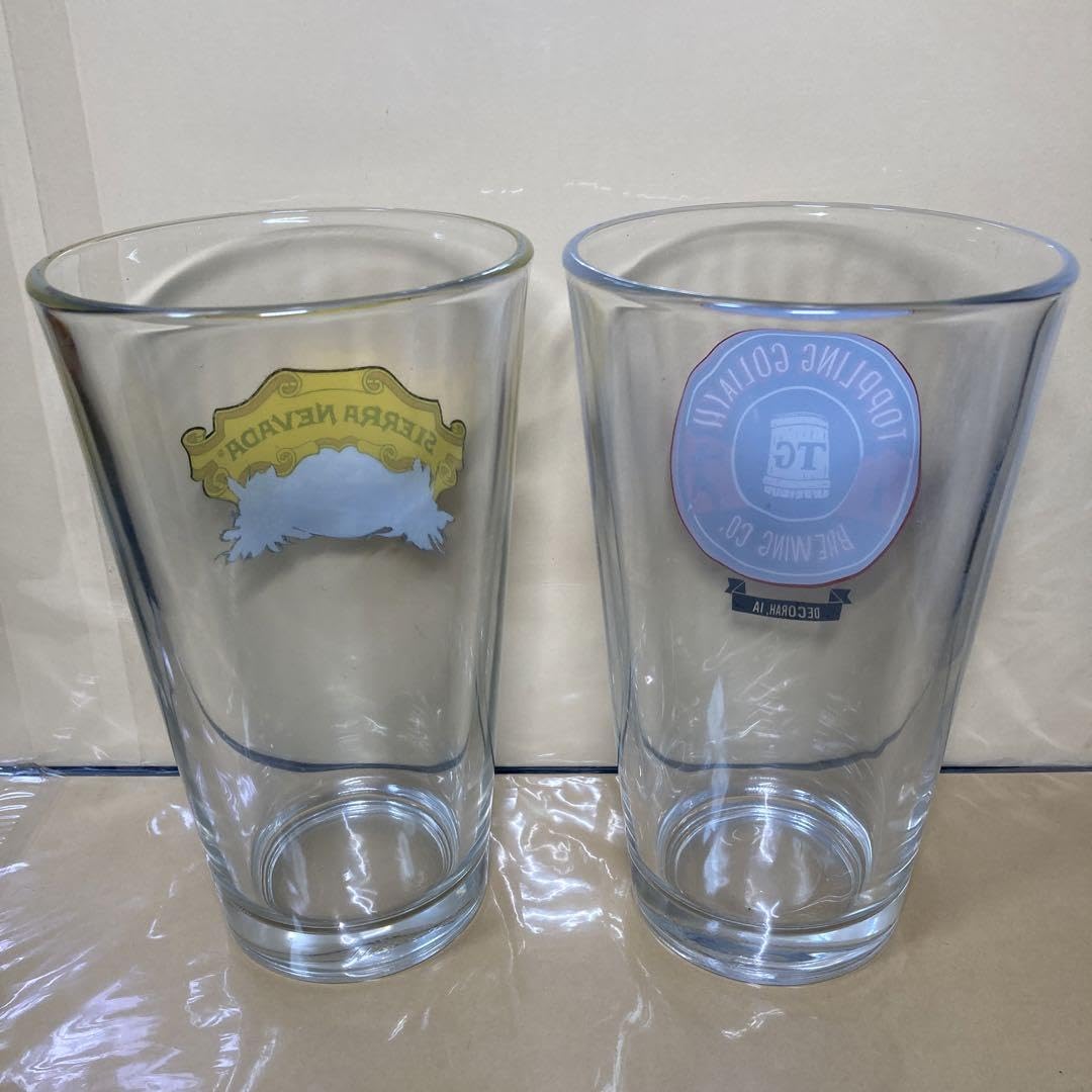 Amazon.co.jp: クラフトビール パイント グラス2種 : ホーム