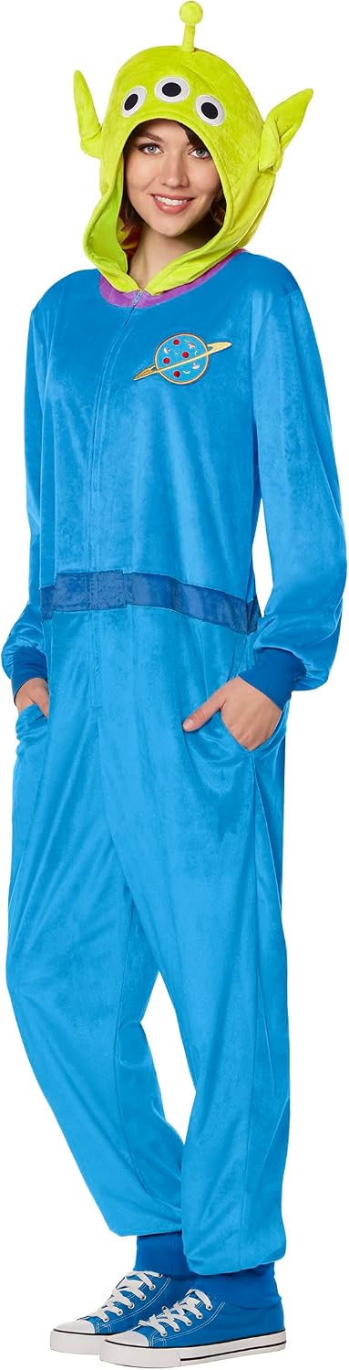 Spirit Halloween Toy Story Adult Alien Jumpsuit Costume | Officially Licensed | Theatrical One-Piece Outfit