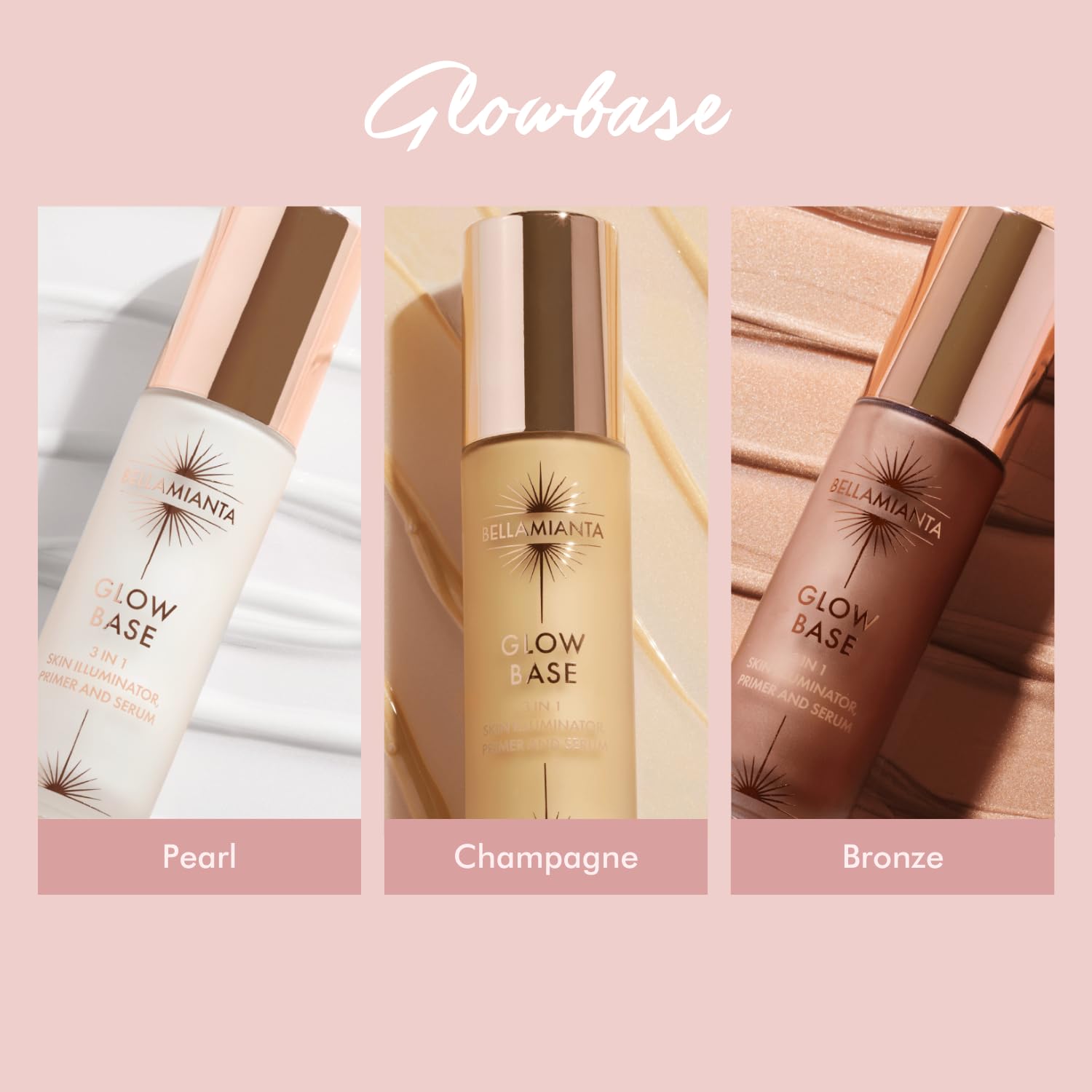 Bellamianta Glow Base, Hydrating Makeup Primer & Illuminator, Radiant Skin Primer with Niacinamide - Image 4