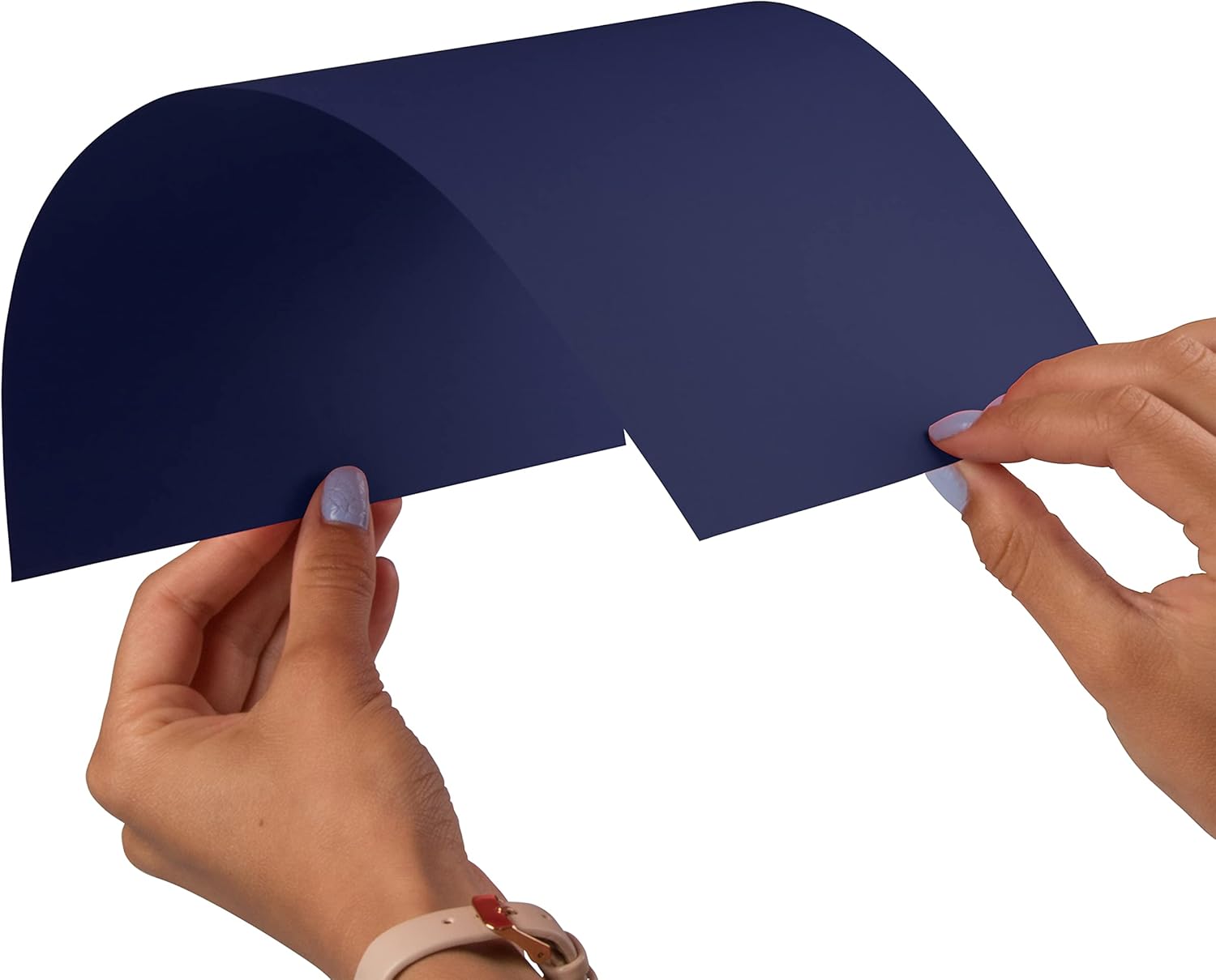 JAM PAPER Matte 28lb Paper - 105 gsm - 8.5 x 11 - Navy Blue - 500 Sheets/Ream