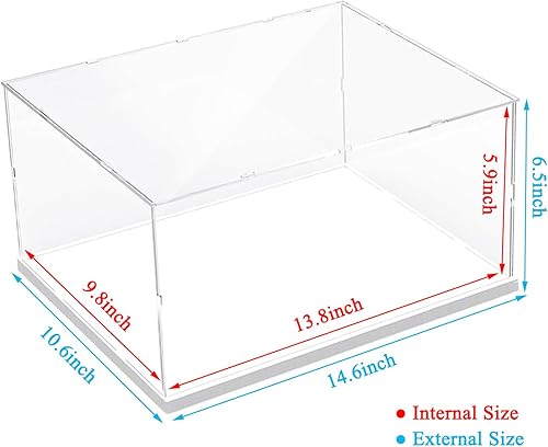 Miniatura 2 de Vitrina de acrílico transparente engrosada para Lego 75375 Millennium Falcon 75380 21319 Central Perk 42204 Coleccionables para zapatos, caja