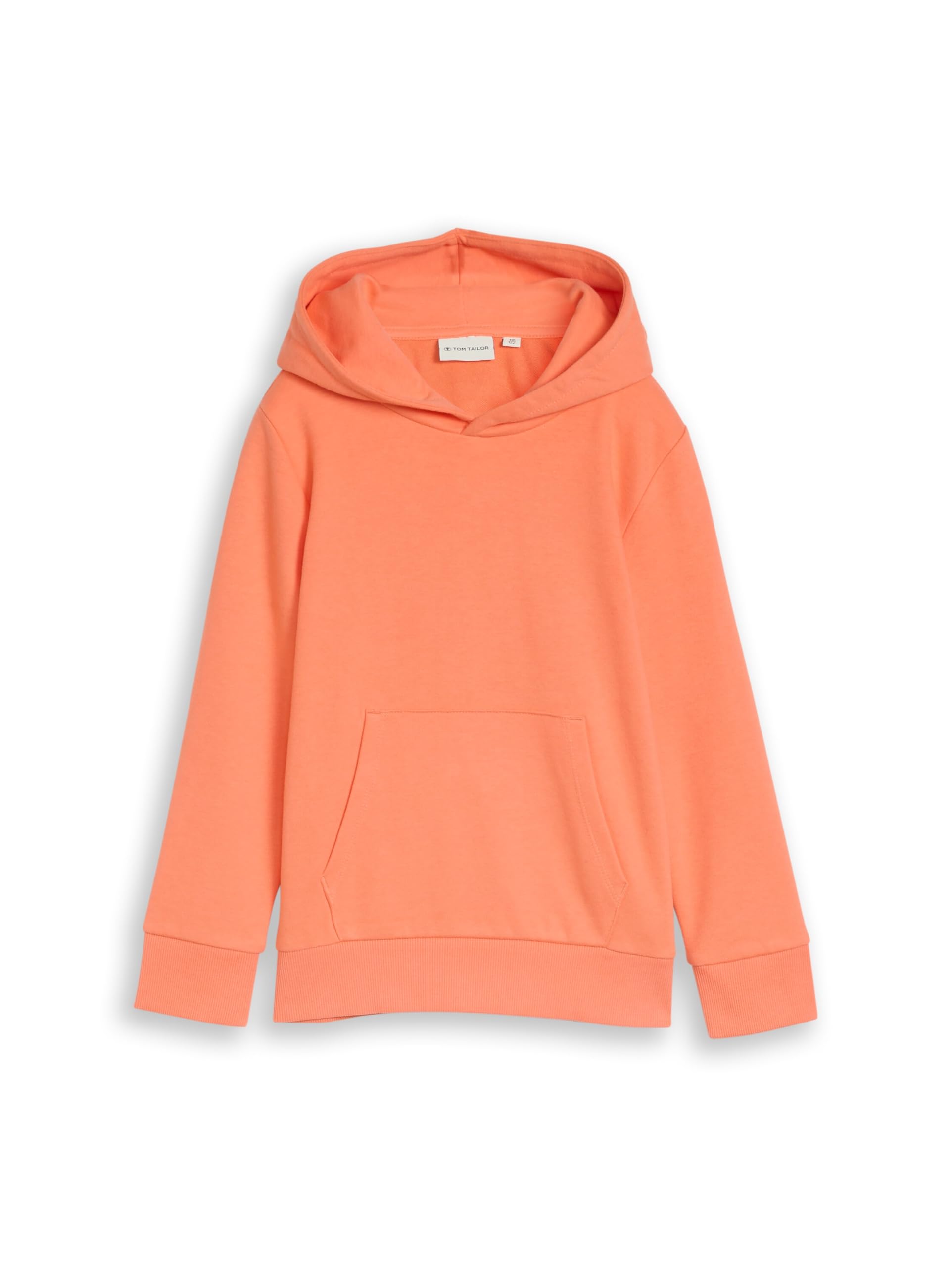 Sweatshirt garçon TOM TAILOR corail en coton bio pour enfant