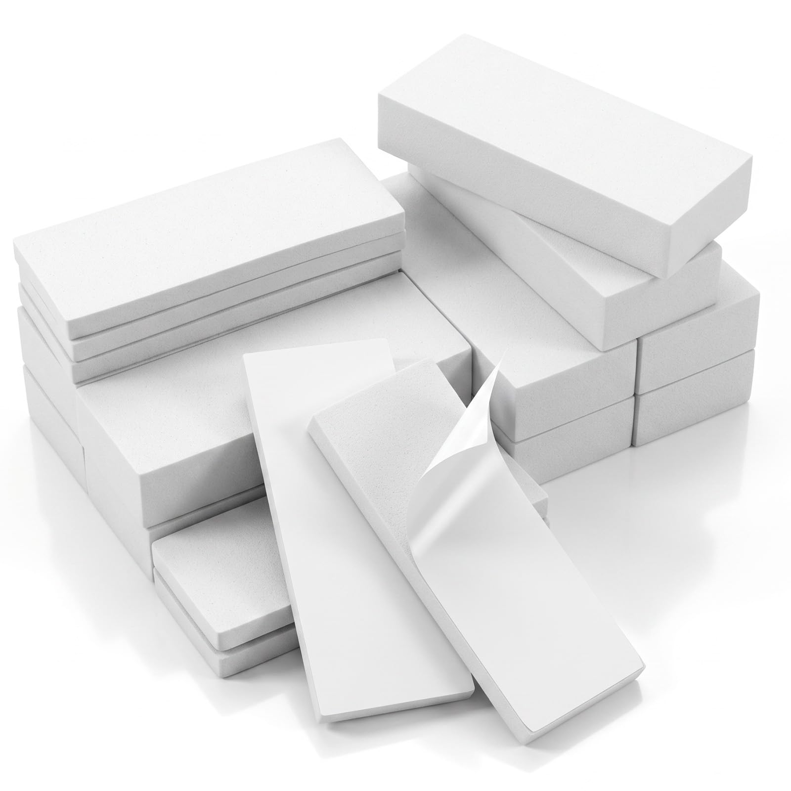 20Pcs Furniture Wall Protectors, Headboard Stoppers, EVA Foam Headboard Stoppers for Wall, Bed Stopper for Headboards, 10Pcs (15mm Thick)+ 10Pcs (5mm Thick) Couch Walls Protector