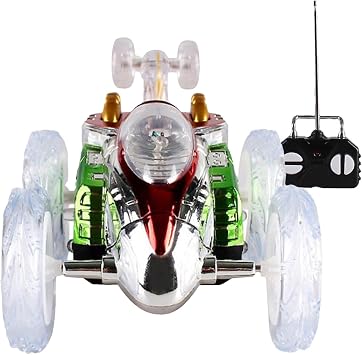 Kids Remote Control Car, RC Stunt Car, RC Car 360 Rotation Remote Control Car, Rc Car Truck Remote Stunt Car, Remote Control Car with LED Lights for Christmas Birthday Holiday -