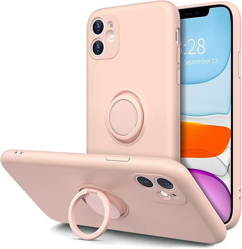Hython Funda para iPhone 11 con soporte de anillo soporte de anillo giratorio de 360 con soporte magnético Soporte de coche soporte Funda protectora Hython Funda para iPhone 11 con soporte de anillo soporte de anillo giratorio de 360 con soporte magnético Soporte de coche soporte Funda protectora