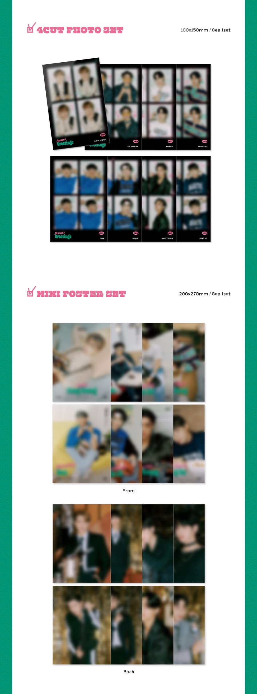 ATEEZ - 2023 Season's Greetings : Amazon.co.uk: Stationery