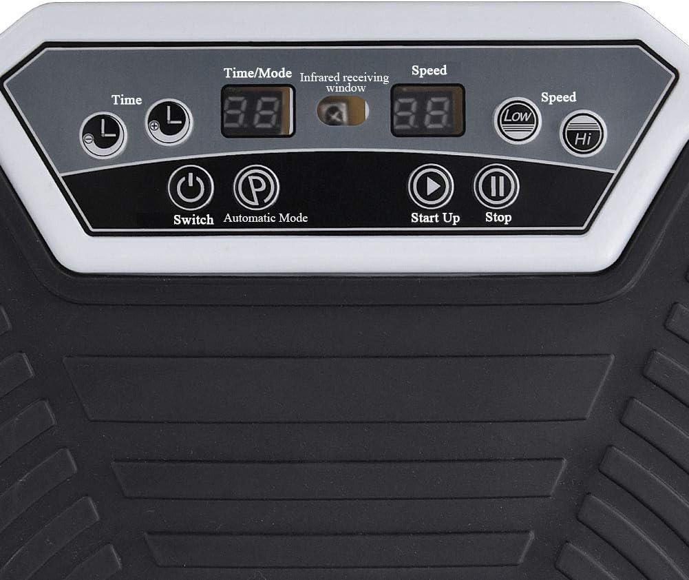 Close-up of the XBSLJ Vibration Plate control panel