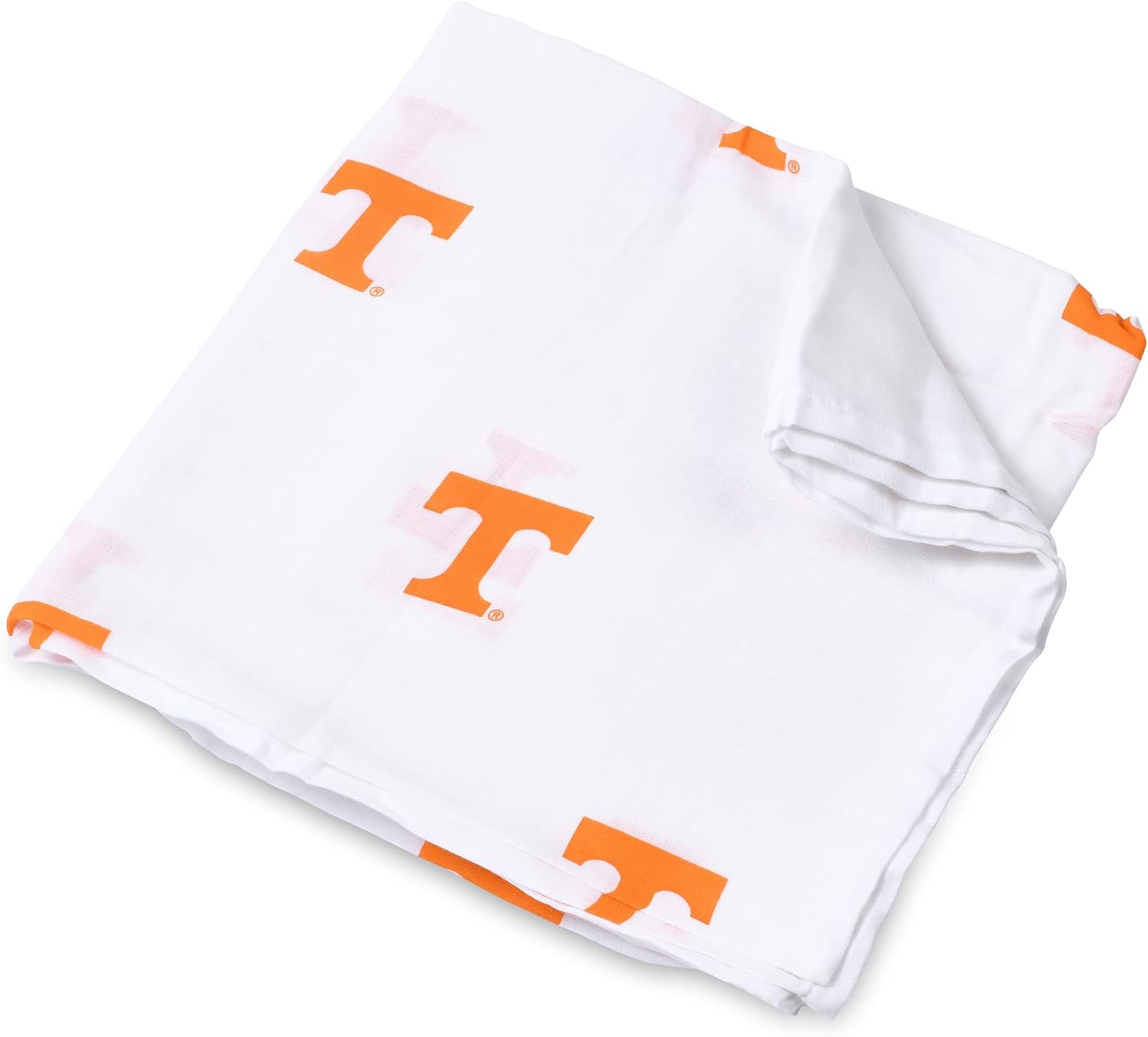 Three Little Anchors University of Tennessee Muslin Swaddle Blanket 47x47in