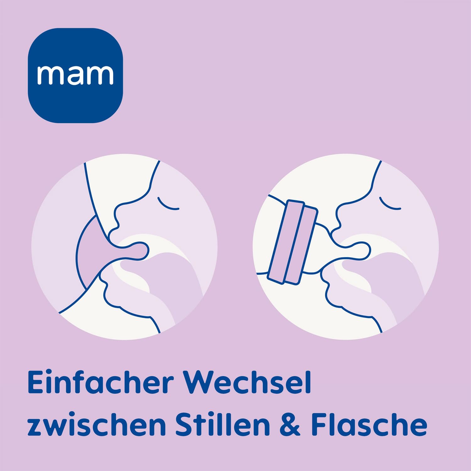 MAM Anti Colic - Bottiglia da 260 ml, confezione da 3 con tettarella, misura 1 0 mesi
